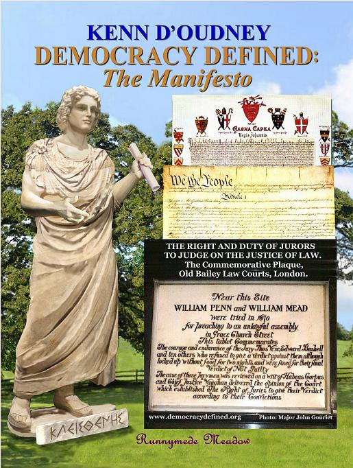 Democracy Defined: The Manifesto Front Cover